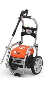 Yard Force YF7302 79cc 4-Cycle Gas Powered Edger with 9” Heavy-Duty Steel Blade, Adjustable Depth Lever and Folding Handle