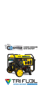 Champion Power Equipment 15,000-Watt Electric Start Tri Fuel Home Backup Portable Generator with CO Shield