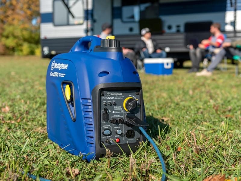 Westinghouse 2200 Peak Watt Super Quiet & Lightweight Portable Inverter Generator, Gas Powered, Parallel Capable, Long Run Time