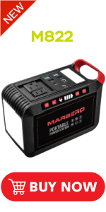 MARBERO Portable Power Station 88Wh Camping Lithium Battery Solar Generator Fast Charging with AC Outlet 120W Peak Power Bank(Solar Panel Optional) for Home Backup Outdoor Emergency RV Van Hunting