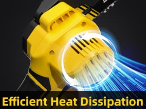 Mini Chainsaw Electric Chain Saw 6 Inch Cordless Battery Powered, 2.0Ah Battery, Compatible w/IMOUMLIVE Pole, Hand Held, Small, Portable and Easy for Tree Trimming Branch Pruning Wood cutting