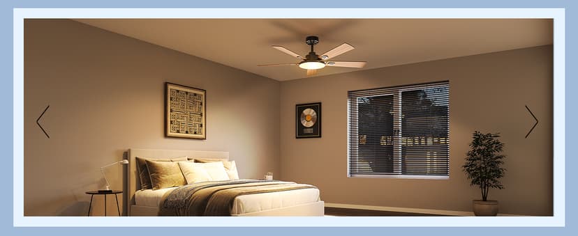 addlon Ceiling Fans with Lights, 52 inch Black Ceiling fan with Light and Remote Control, Reversible, 3CCT, Dimmable, Noiseless, Ceiling Fan for Bedroom, Farmhouse, living room, Indoor/Outdoor Use