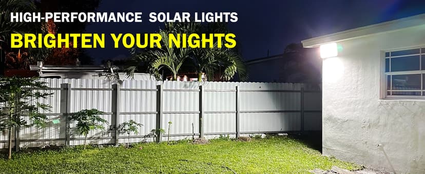 Engrepo Solar Lights Outdoor 10000LM Auto On/Off Dusk to Dawn Light with 20000mAh Battery, IP65 Waterproof Outside Solar Powered Security Flood Light with Remote Control for Wall Porch Shed Barn.