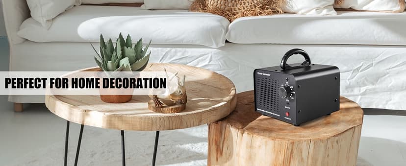 HHGM 48,000mg/h High Capacity Ozone Machine Generator, Commercial Industrial Quartz Tube Air Purifier, Ionizer & Deodorizer Ozone Odor Eliminator Suitable for Home, Car, Basements, Pets, Smoke, Farms