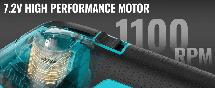 DURATECH Cordless Hedge Trimmer, 7.2V 3-in-1 Handheld Electric Grass Trimmer & Hedge Shears with 50" Wheeled Extension Pole, USB Type-C Cable and Built-in Li-ion Battery, for Garden, Yard and Lawn