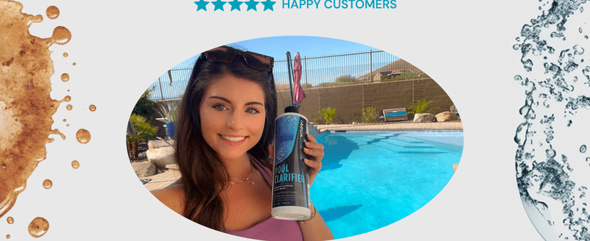 Pool Clarifier for Saltwater Pools - Pool Water Clarifier to Support Water Clarity in Inground and Above Ground Pools - Made in USA - AquaDoc - 32oz