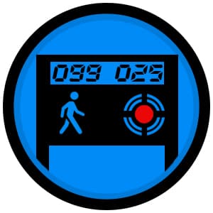 Defense Pro Walk Through Metal Detector, Security Metal Detector 6 Zone