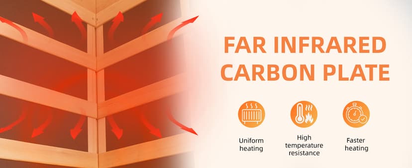 1 Person Infrared Sauna, Full Spectrum Roomy Sauna for Home, Indoor Dry Sauna with Rapid Heating 4 Carbon Panels&1 Carbon Tube, Bluetooth and 7 Color Therapy Lights, 110V