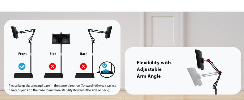 Red Light Therapy for Face and Body, Red Infrared Light Therapy Lamp with Stand Led 660nm Red Light-Therapy& 850nm Infrared Light Device for Body