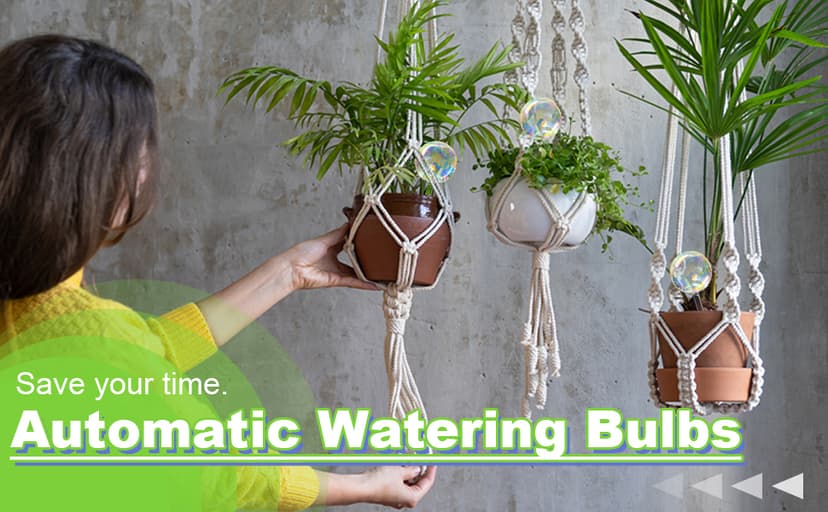 4 Pcs Plant Watering Globes,Rainbow Gradient Glass Watering Devices,Self Watering Planter Insert Plant Accessories for Indoor,Outdoor,Flowerpot,Hanging Plants,Home Garden,8.7" L×2.8" D