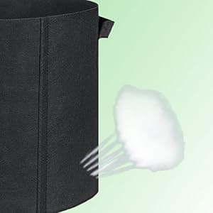 12-Pack 3 Gallon Grow Bags, Heavy Duty Aeration Fabric Pots with Sturdy Handles, Thickened Fabric Pots for Plants