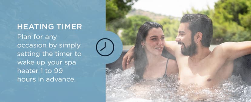 M Spa Round Inflatable Bubble Massage Spa, 4 to 6 Person Outdoor Hot Tub, Duet