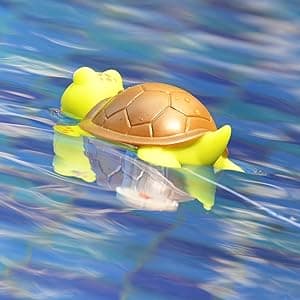 XY-WQ Floating Pool Thermometer, Large Size Easy Read for Water Temperature with String for Outdoor and Indoor Swimming Pools and Spas (Turtle)