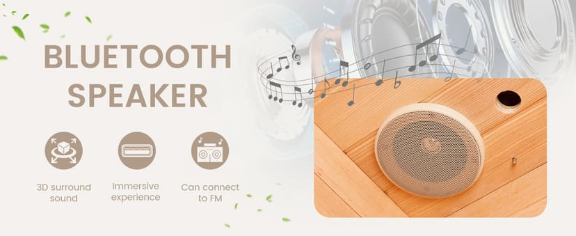 1 Person Infrared Sauna, Full Spectrum Mini Sauna for Home, Indoor Dry Sauna with 4 Heater Panels, Bluetooth Speaker, Tempered Glass Door, Compact and Easy to Use, 110V