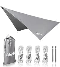 Foxelli XL Hammock Straps - Extra Long 20FT Heavy Duty No-Stretch Suspension System, 40+2 Loops, 2000 LBS Capacity, for Indoor/Outdoor Use – Set of 2 Straps & Carry Bag