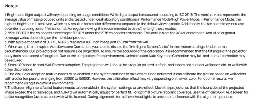 XGIMI AURA 2 2024 NEW UST Laser Projector, Dolby Vision, IMAX Enhanced, 2300 ISO Lumens, 1,000,000:1 Dynamic Contrast Ratio, 0.177:1 Throw Ratio, Intelligent Screen Adaption, 60W Harman Kardon