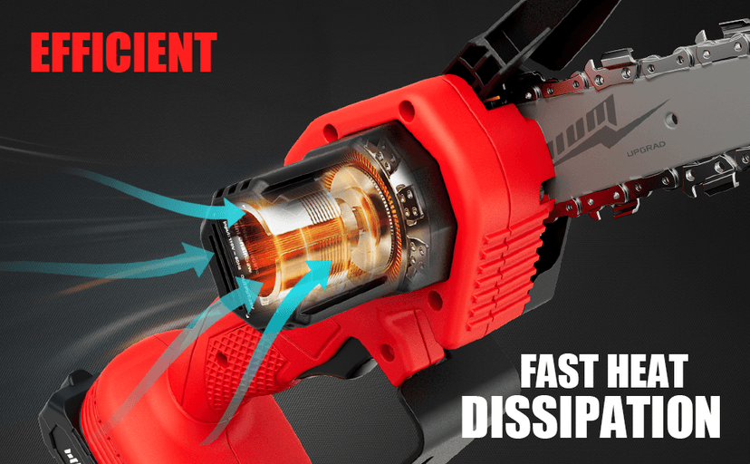 Cordless Pole Saw, 2-in-1 6" Battery Powered Pole Saws for Tree Trimming, 20V 2.0Ah Battery Mini Chainsaw with Pole, 15ft Reach Small Pole Saw for Wood Cutting, Trimming