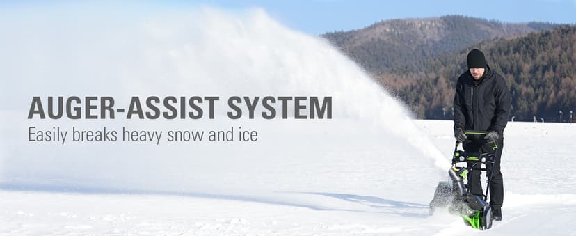 Greenworks 80V (75+ Compatible Tools) 20” Brushless Cordless Snow Blower, 2.0Ah Battery and Charger Included