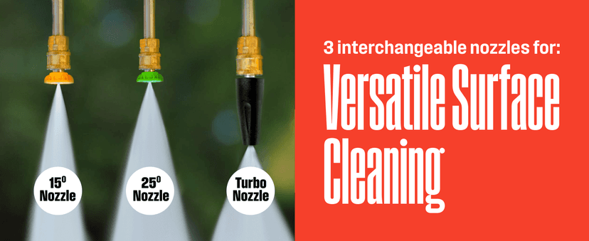 Westinghouse ePX3100v Electric Pressure Washer, 2100 Max PSI 1.76 Max GPM, Built-in Carry Handle, Detachable Foam Cannon, Pro-Style Steel Wand, 4-Nozzle Set, for Cars/Fences/Driveways/Home/Patios