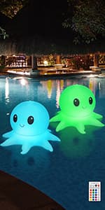 Submersible LED Lights Remote Control Battery Powered, RGB Multi Color Changing Waterproof Light for Pool, Vase Base, Spa, Aquarium, Pond, Hot Tub, Decoration, Party, 2-Pack