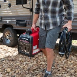 Honda EU2200ITAN1 2200-Watt 120-Volt Companion Super Quiet Portable Inverter Generator with CO-Minder - 49-State