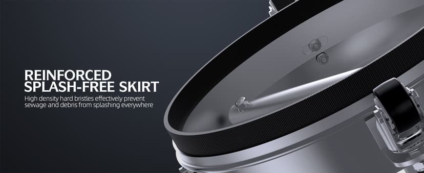 14" Pressure Washer Surface Cleaner 4500 PSI with 304 Industrial-Grade Stainless Steel Housing,1/4” Quick Plug, 4 Universal Wheels, 2 x 15 Extended Wands, 2 Replacement Nozzles, 4 Spray Nozzle Tips