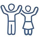 NOVICA Multicolor Sky Blue Striped Hand Woven Nylon Mayan 1 Person Rope Hammock, Blue Caribbean' (Single)