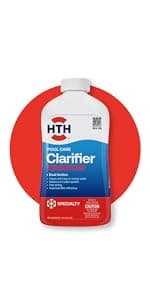 HTH 52038 Swimming Pool Care Green to Blue, Advanced Shock System, 2-Step Swimming Pool Care Solution, 1 Kit