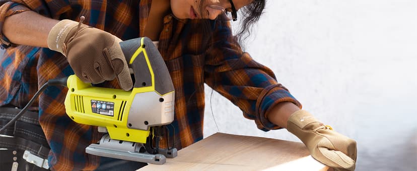 HLDD HANDLANDY Work Gloves for Women and Ladies, Leather Gardening Gloves Flexible Mechanic Working Gloves