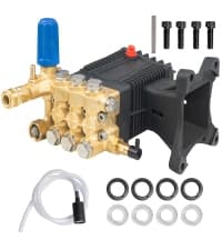 Hourleey 7/8" Shaft Vertical Pressure Washer Pump, 3400PSI 2.5GPM, Replacement Pump for Power Washer Kit, Compatible with Honda, Simpson, RYOBI, Briggs & Stratton, Subaru, Craftsman