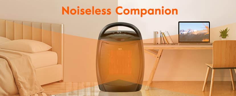 GiveBest Digital Space Heater, 1500W/750W Portable ETL Listed Electric Heater with 4 Modes, 1s heating,Timer, Overheating & Tip-Over Protection, Portable Heater for Indoor use