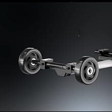 Erayak Wheel Kit For Portable Generators with Extending Telescopic Handle, Never-Flat Tires, Portable Generators Accessories