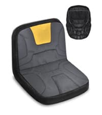 PACETAP Riding Lawn Mower Seat Cover, Heavy Duty 600D Oxford Waterproof Seat Cover with Padding, Durable Tractor Seat Cover Fits Kubota, for Cub Cadet, for Ford, for Mahindra, for Husqvarna (Medium)