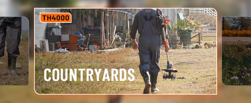 Cordless Tiller for Gardening 360 RPM Rototiller TH4000 Cultivator TaskStar Electric Garden Tiller Battery Powered Total 4000mAh,48 Heavy-Duty Steel Tines for Smooth Ground Breaking,Tending,Composting