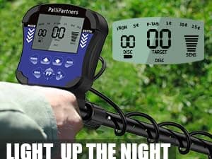 Metal Detector for Adults Waterproof-Professional Higher Accuracy Gold Detector with LCD Display,5 Mode,Advanced DSP Chip 12" Coil(Purple)