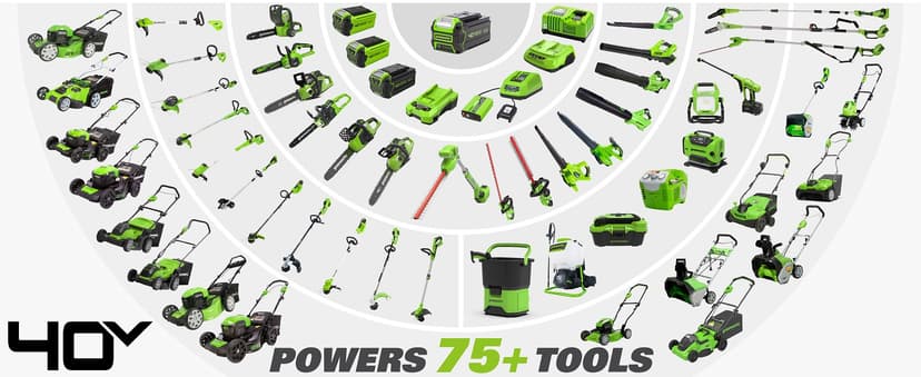Greenworks 40V 12" Cordless Compact Chainsaw (Great For Storm Clean-Up, Pruning, and Camping), 2.0Ah Battery and Charger Included