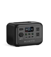 BLUETTI Solar Generator EB3A, 268Wh LiFePO4 Battery Backup w/ 2 600W (1,200W Surge) AC Outlets, Recharge from 0-80% in 30 Min., LFP Backup for Outdoor Camping, Trip, Power Outage