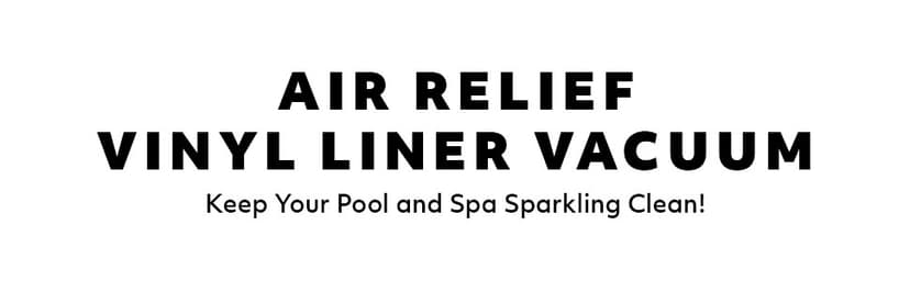 Poolmaster Air-Relief Valve Weighted Vinyl Liner Swimming Pool Vacuum