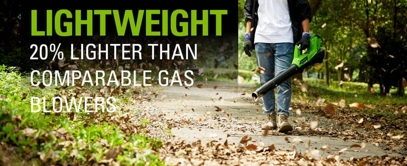 Greenworks 40V Cordless String Trimmer + Leaf Blower Combo Kit, 2.0Ah Battery and Charger Included
