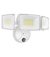 Onforu 100W Flood Lights Outdoor, 9000lm Bright LED Work Light with Plug, 6500K Daylight White LED Flood Lighting, IP66 Waterproof Security Yard Lights for Yard Garage Stadium 2 Pack