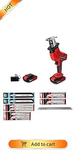 Cordless Lawn Trimmer Weed Wacker - 21V Lawn Mower Grass Edger with 2.0Ah Li-Ion Battery Powered & 3 Cutting Blade Types, Compact Power Tool for Lawn Yard Work……