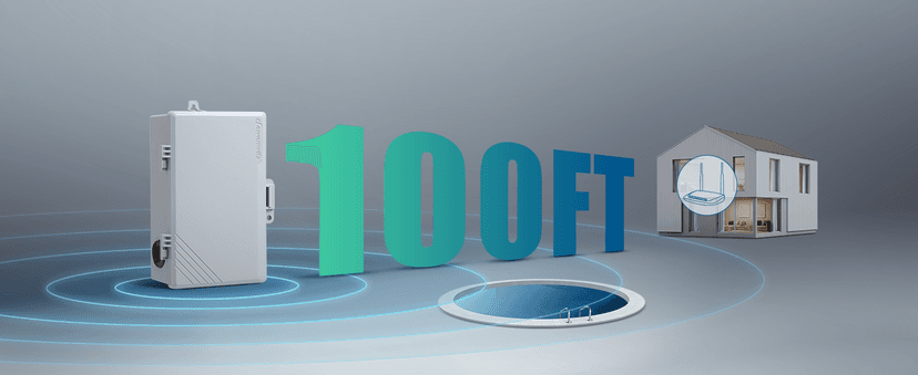 DEWENWILS WiFi Pool Pump Controller, Heavy Duty 40A 120-277 VAC 2HP Wireless Timer for Pool & Water Heater, Works with Alexa, Google Assistant, Smart Life, ETL Listed