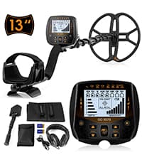 Metal Detector Pinpointer Chargeable - Waterproof Hand-held Metal Detectors Wand with One-Key Interference Elimination, Superhet-Tec Pin Pointer Metal Detector Accessories for Adults&Kids