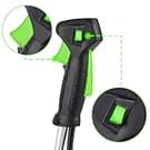 58CC Brush Cutter Gas Powered 2-Cycle 4 in 1 Gas Weed Eater 18.5" Cutting Path Gas Weed Wacker with 4 Detachable Heads Straight Shaft String Trimmer Grass Cutter Machine for Weeds and Grass, Green