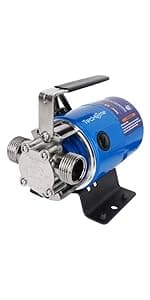 Garden Pump With Hose, 115V 1/10HP 330GPH Mini Electric Water Transfer Pump Waterbed Drain Pump, With Suction Hose Kit.