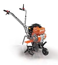 NOVUS 17-Inch Gas Tiller for Gardening, 79cc 4-Cycle Gas Engine, 2-in-1 Front Tine Tiller Cultivator, Toolless Tilling Width Adjustment, Forged Steel Tines, Integrated Transport Wheels