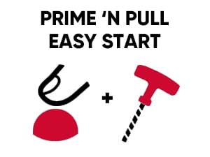 PowerSmart Self Propelled Gas Lawn Mower, 22 in. with 170cc OHV Engine, 3-in-1 Rear-Wheel-Drive High Wheels, Black