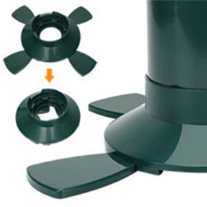 KOMAN Propane Heater for Tent, Camping & Patio - Portable Outdoor Heater with 1lb Propane Tank & 20-40lb POL Adapter, Safety Shut-off Valve & Tip-over Switch