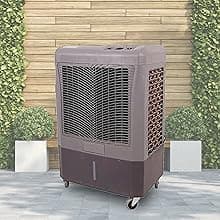 Hessaire MC37M Portable Evaporative Cooling Fan, Indoor/Outdoor High Temp Low Humidity Environments, 3100 CFM, 950 sq. ft., 3-Speed Fan, 59 dB, Gray