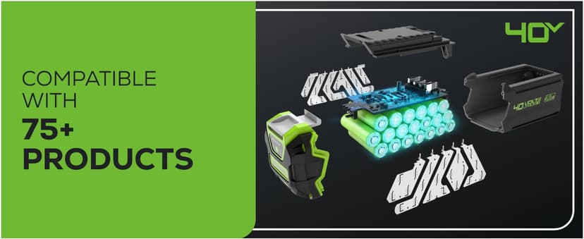 Greenworks 40V 20" Brushless Push Mower, 4.0Ah Battery (Aluminum Handles + Light)